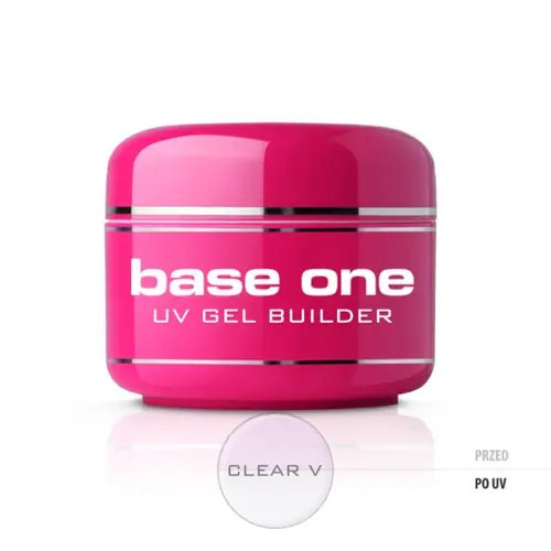 Silcare Base One Gel &ndash; Clear - V , 50g