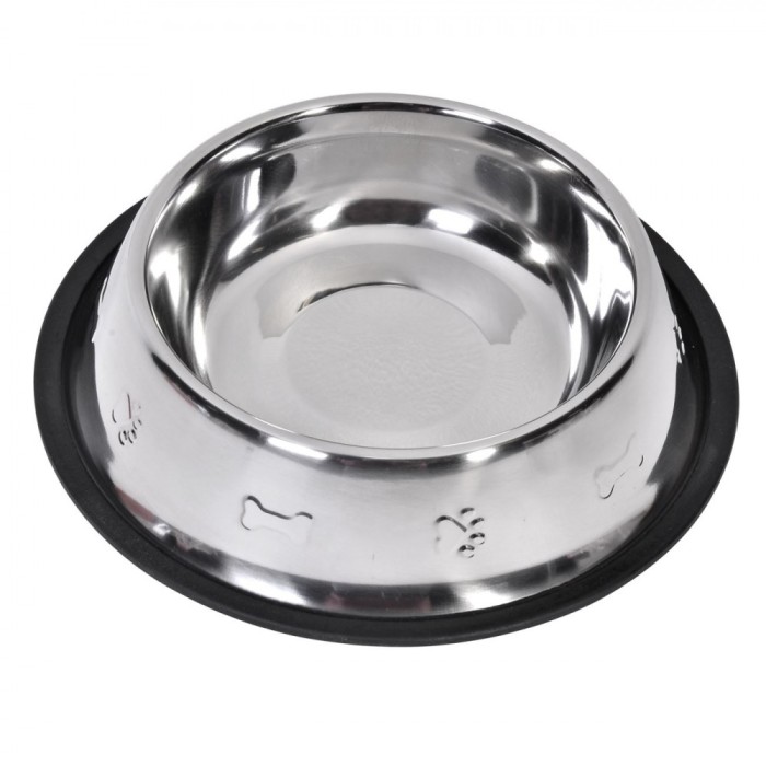 Bol Metalic, 950ml, Diametru 17cm, Argintiu
