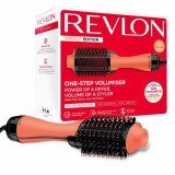 Perie electrica fixa REVLON One Step Hair Dryer &amp; Volumiser, RVDR5222AE, pentru par mediu si lung (Portocaliu)