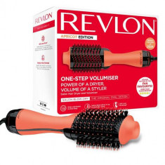 Perie electrica fixa REVLON One Step Hair Dryer & Volumiser, RVDR5222AE, pentru par mediu si lung (Portocaliu)