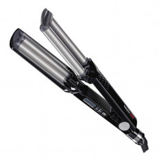 Ondulator triplu Babyliss Pro, 19 mm, 210 grade, 5 trepte temperatura, functie ionica, tehnologie titanium/tourmaline foto