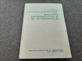 Cumpara ieftin ECUATII DIFERENTIALE SI INTEGRALE - D.V. IONESCU RF15/1