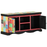VidaXL Dulap TV Colorat 100x35x50 cm din Lemn Masiv de Mango