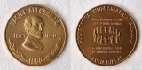 VASILE ALECSANDRI - Societatea Numismatica Romana Sectia Barlad - Medalie 1990