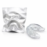 Kit albire dinti, GREENOVIVE, preumplut cu gel 16%, transparent, set 2 mulaje