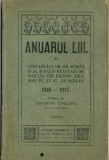 C9705N Anuarul LIII al gimnaziului gr or rom&acirc;n și al școalei reale gr or rom&acirc;ne din Brass&oacute; (Brașov) 1916-1917 Gheorghe Chelariu 1917, Brașov