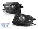 Kit de proiectoare cu lentila potrivit pentru Mercedes E-Class W210 1999-2002/SLK R170 1996-2000/CLK W208 1998-2002 negru, stanga + dreapta Performanc