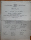 Program reuniunea roamna din Sibiu , semnat de Lucia Cosma , 1888
