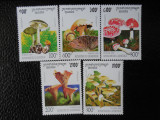 Cambodgia-Flora,ciuperci-serie completa-nestampilate, Nestampilat