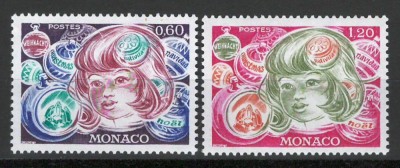 Monaco 1976 Mi 1244/45 MNH - Craciun foto