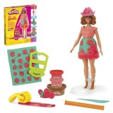PLAY DOH BARBIE SET CREATII VESTIMENTARE CU FLORI SI FRANJURI COWBOY