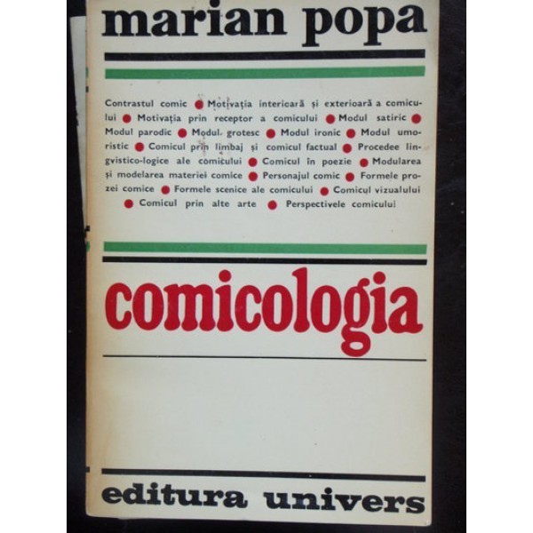 COMICOLOGIA - MARIAN POPA