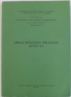 ANGLO-ROMANIAN RELATIONS AFTER 1821 foto