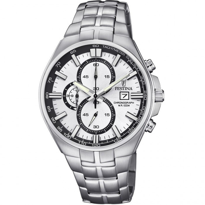 Ceas Barbati, Festina, Timeless Chronograph F6862/1 - Marime universala