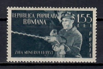 Romania 1953, LP.350 - Ziua Minerului, sarniera, MH foto