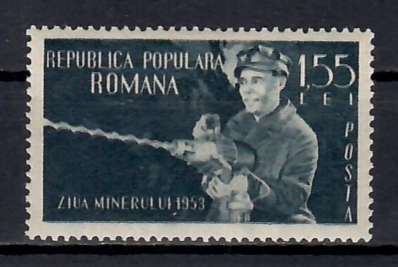 Romania 1953, LP.350 - Ziua Minerului, sarniera, MH