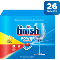 Detergent tablete Finish Power Essential pentru masina de spalat vase, 26 spalari