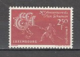 Luxemburg.1960 10 ani Planul Schuman ML.48