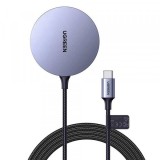 Incarcator Retea Wireless UGREEN CD245, 15W, 1.67A, Gri