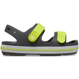 Sandale Crocs Toddler Crocband Cruiser Sandal Gri - Slate Grey/Acidity