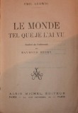 LE MONDE TEL QUE JE L AI VU