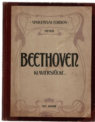 Partitura muzicala Beethoven - Klavierstucke foto