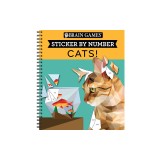 Brain Games Sticker by Number Cats!