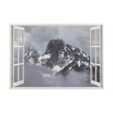 Autocolant decorativ, Fereastra, Natura si peisaje, Multicolor, 85 cm, 2267ST