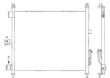 Condensator climatizare Nissan Micra, 2010-2017, motor 1.2, 59 kw/72kw benzina, cutie CVT, full aluminiu brazat, 515x380x16 mm, fara filtru uscator