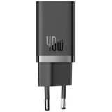 Incarcator retea Baseus GaN5, Quick Charge 40W, 2 x USB Type-C, negru