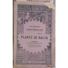 PLANTE DE BALTA-I. SIMIONESCU