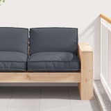 VidaXL Pernă pentru șezut din paleți Antracit 80 x 80 x 12 cm