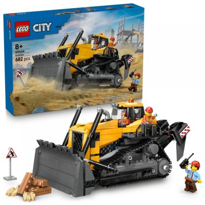 Buldozer galben foto