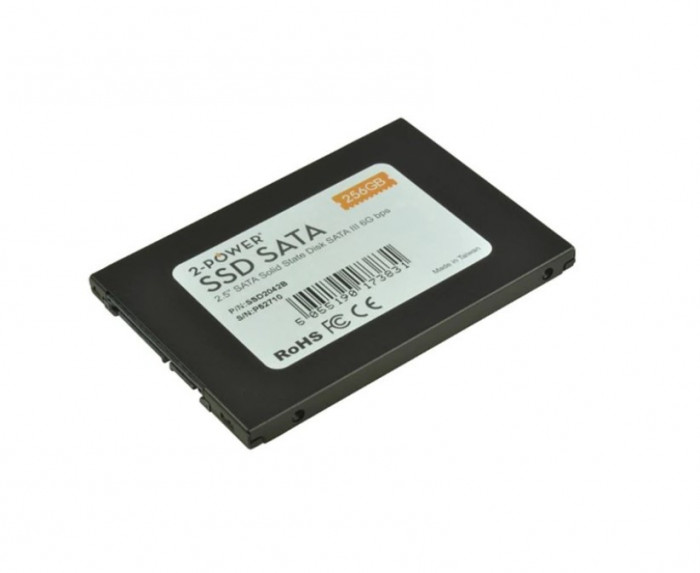 Solid-State Drive Nou (SSD) 2-Power, 256GB, 2.5 inch, Sata iii, Negru
