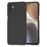 Husa premium din silicon pentru motorola moto g32 - softflex, microfibra, black
