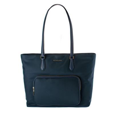 Geantă Damă Michael Kors Cara Albastru foto