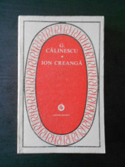 G. CALINESCU - ION CREANGA foto