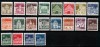 GERMANIA BERLIN 1966 UZUALE , CLADIRI ISTORICE , 2 SERII COMPLETE NESTAMPILATE, Nestampilat