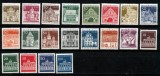 GERMANIA BERLIN 1966 UZUALE , CLADIRI ISTORICE , 2 SERII COMPLETE NESTAMPILATE, Nestampilat