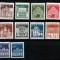 GERMANIA BERLIN 1966 UZUALE , CLADIRI ISTORICE , 2 SERII COMPLETE NESTAMPILATE