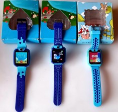 Ceas inteligent pentru copii cu urmărire GPS, cameră foto video și apeluri