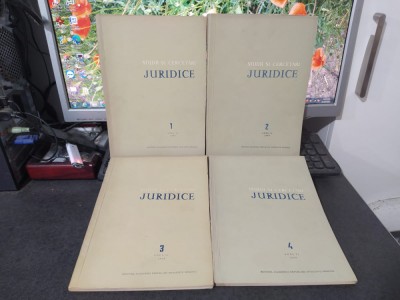 Studii și cercetări juridice, 1966, București, numerele 1, 2, 3, 4, 107 foto