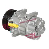 Compresor aer conditionat Citroen C8, 2002-2014, Peugeot 807, 2002-2012, motorizare 2.0/2.2 HDI, diesel, rola curea 119 mm, 6 caneluri, tip Sanden: S