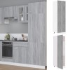 VidaXL Dulap de frigider &ldquo;Lyon&rdquo;, gri sonoma, 60x57x207 cm