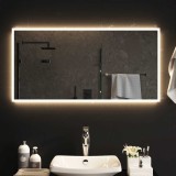 vidaXL Oglindă de baie cu LED, 100x50 cm 151773