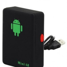GPS tracker Mini A8 dispozitiv urmarire cu microfon cartela sim