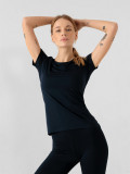 Tricou de antrenament slim cu uscare rapidă pentru femei - bleumarin, 4F Sportswear
