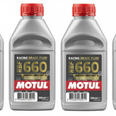 Set 4 Buc Lichid Frana Motul Racing Dot 4 RBF 660 500ML 101666