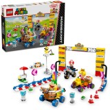 LEGO&reg; Super Mario - Mario Kart&trade; &ndash; Set Baby Peach si Grand Prix 72036, 823 piese