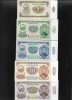Set Bancnote Mongolia: 1, 3, 5, 10, 25 Tugrik UNC/AUNC - Colectie Numismatica Mongolia